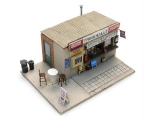 Artitec H0 10.416 Duitse Trinkhalle bouwpakket uit resin, ongeverfd - Modeltreinshop