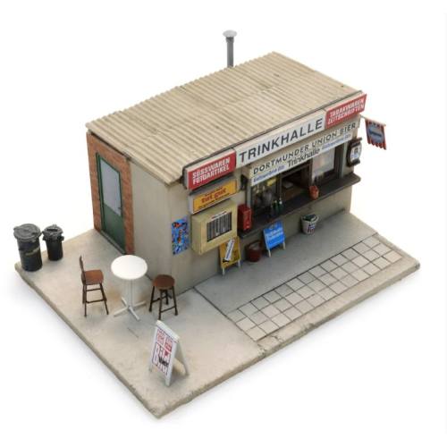 Artitec H0 10.416 Duitse Trinkhalle bouwpakket uit resin, ongeverfd - Modeltreinshop