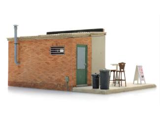 Artitec H0 10.416 Duitse Trinkhalle bouwpakket uit resin, ongeverfd - Modeltreinshop