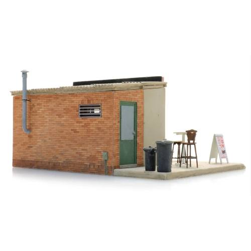 Artitec H0 10.416 Duitse Trinkhalle bouwpakket uit resin, ongeverfd - Modeltreinshop