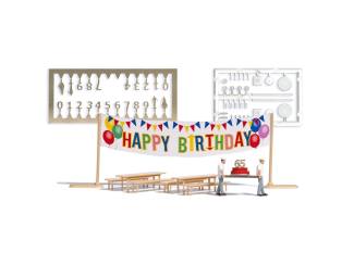 Busch H0 aktie set 6565 Gefeliciteerd met je verjaardag! - Modeltreinshop