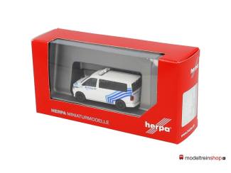Herpa H0 097468 VW T6.1 Politie België - Modeltreinshop