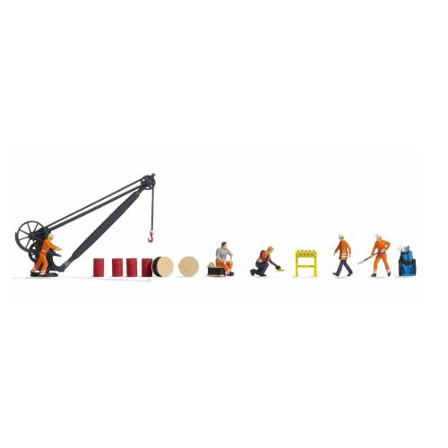 Noch H0 16270 Figuur themawereld “Spoorremise” - Modeltreinshop