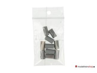 Marklin H0 713- Grijs moffen 10 stuks - Modeltreinshop