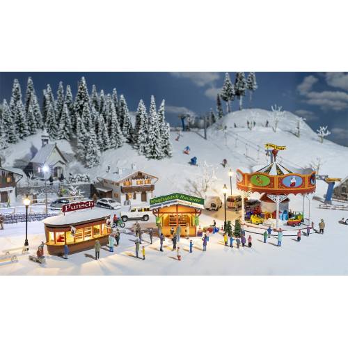 Faller HO 190143 Promotieset voor de kerstmarkt - Modeltreinshop