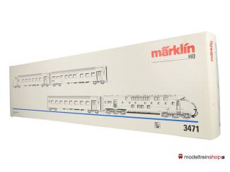 Marklin 3071 + 4071 V01 TEE NS Treinstel met extra tussenrijtuig Edelweiss - Modeltreinshop