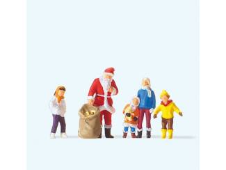 Preiser H0 29098 Kerstman met kinderen - Modeltreinshop