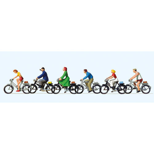 Preiser H0 10091 Fietsers - Modeltreinshop