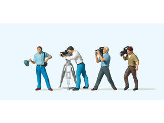 Preiser H0 10421 TV team - Modeltreinshop