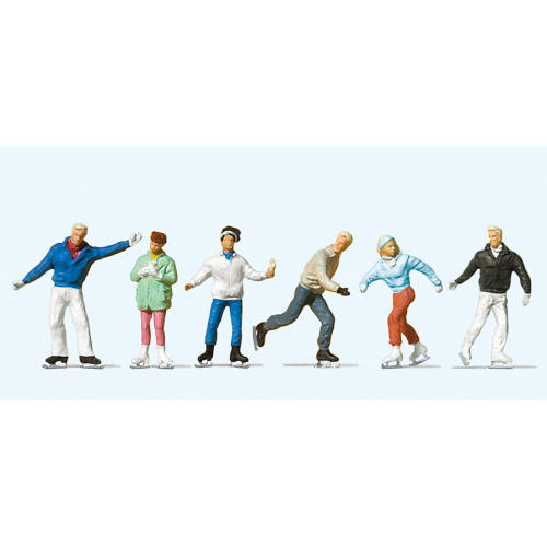 Preiser H0 10315 Schaatsers - Modeltreinshop