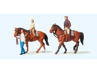 Preiser H0 10501 Paard rijden - Modeltreinshop