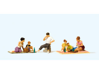 Preiser H0 10617 Picknicken - Modeltreinshop