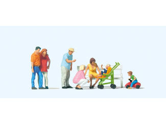 Preiser H0 10695 Familie uitstapje - Modeltreinshop