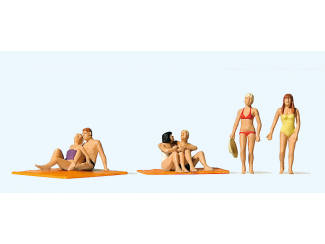 Preiser H0 10671 Figuren op het strand - Modeltreinshop