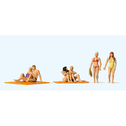 Preiser H0 10671 Figuren op het strand - Modeltreinshop