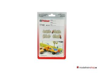 Preiser H0 17102 60 Zakken - bouwpakket - Modeltreinshop