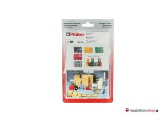 Preiser H0 17101 30 vaten - bouwpakket - Modeltreinshop