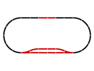 Marklin H0 C Rail 24902 C rail uitbreidingsset C2 - Modeltreinshop