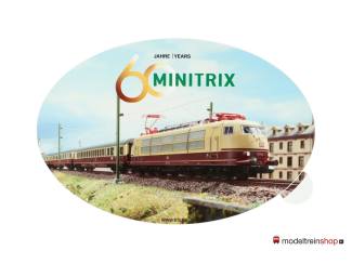 Sticker 60 Jahnre Minitrix - ST069 - Modeltreinshop