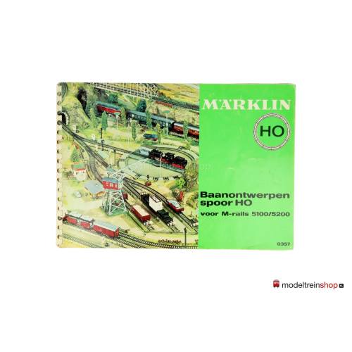 Marklin H0 0357 Baanontwerpen spoor H0 voor M-rails 5100/5200 - Modeltreinshop