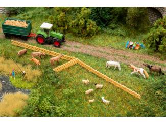 Faller N 155911 Dierenset koeien, paarden en schapen - Modeltreinshop