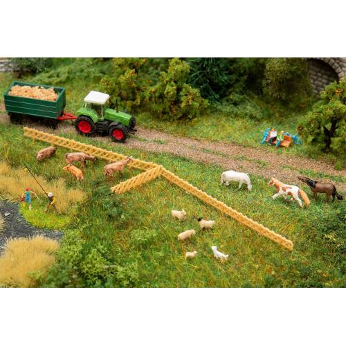 Faller N 155911 Dierenset koeien, paarden en schapen - Modeltreinshop