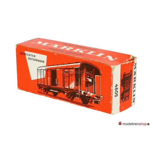 Marklin H0 4605 V5 Gesloten Goederenwagen met remhuisje - Modeltreinshop