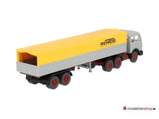 Wiking H0 515 Mercedes-Benz NG 2632 S Pritschensattelzug RENTCO - Modeltreinshop