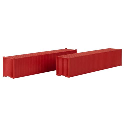 Faller HO 182154 40' Container Rood 2 stuks - Modeltreinshop