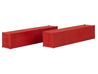 Faller HO 182154 40' Container Rood 2 stuks - Modeltreinshop