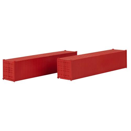 Faller HO 182154 40' Container Rood 2 stuks - Modeltreinshop