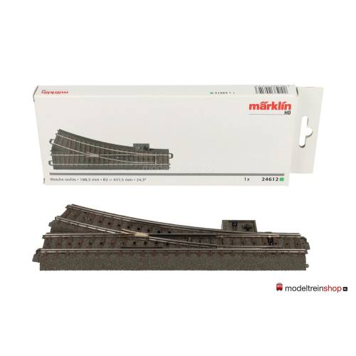 Marklin C Rail 24612 Digitale Rechte wissel rechts - Modeltreinshop