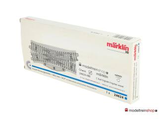 Marklin C Rail 24624 Digitale Engelse wissel 188,3 mm - Modeltreinshop