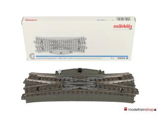 Marklin C Rail 24624 Digitale Engelse wissel 188,3 mm - Modeltreinshop