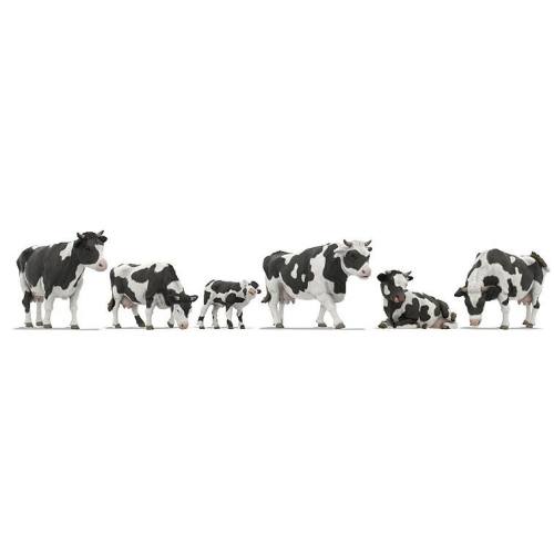 Noch Z 44540 Koeien zwart wit full-color 3D geprint - Modeltreinshop