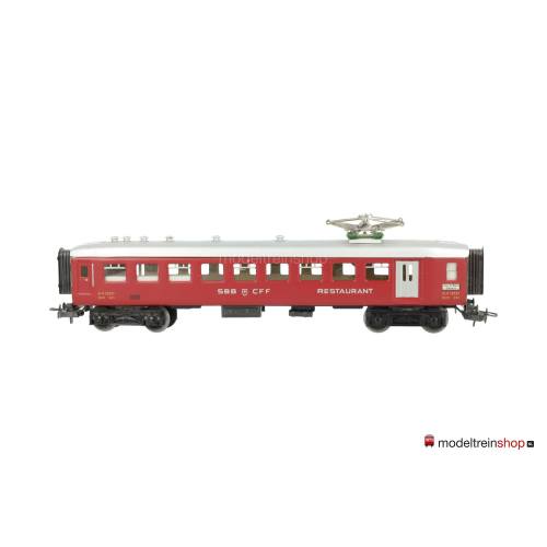 Marklin H0 4035 A1 Restaurantrijtuig met pantograaf van de SBB - Modeltreinshop