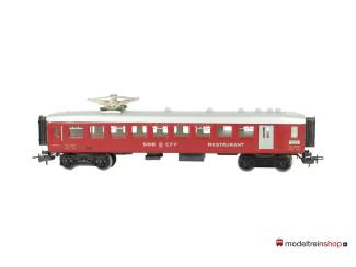 Marklin H0 4035 A1 Restaurantrijtuig met pantograaf van de SBB - Modeltreinshop