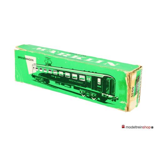 Marklin H0 4035 A1 Restaurantrijtuig met pantograaf van de SBB - Modeltreinshop