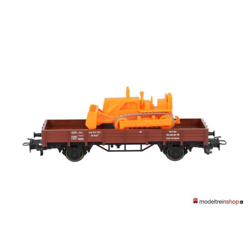 Marklin H0 4424 V16 Lageboordwagen met bulldozer - Modeltreinshop