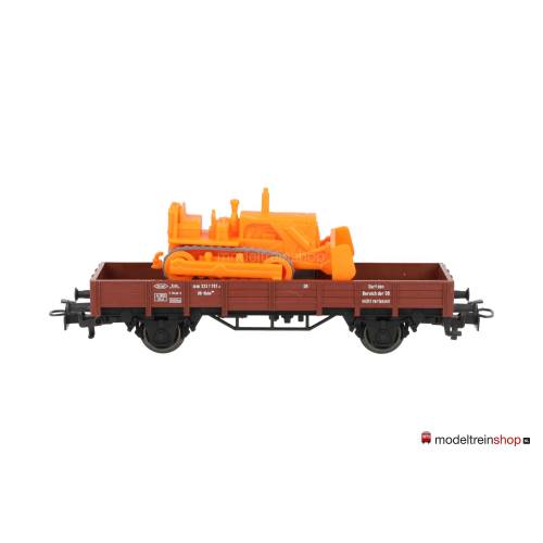 Marklin H0 4424 V16 Lageboordwagen met bulldozer - Modeltreinshop