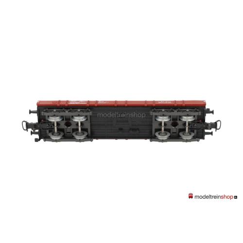 Marklin H0 4474 V01 Lageboordwagen met 2 bouwvoertuigen - Modeltreinshop