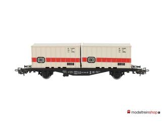 Marklin H0 4664 V2 Container wagen Typ Berlin / Lgjs 598 van de DB - Modeltreinshop