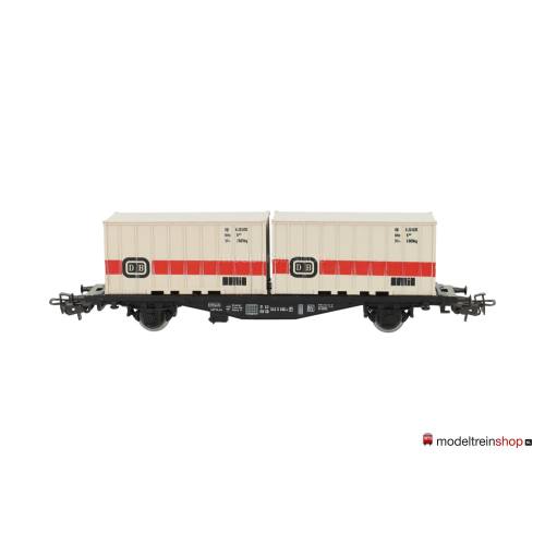 Marklin H0 4664 V2 Container wagen Typ Berlin / Lgjs 598 van de DB - Modeltreinshop