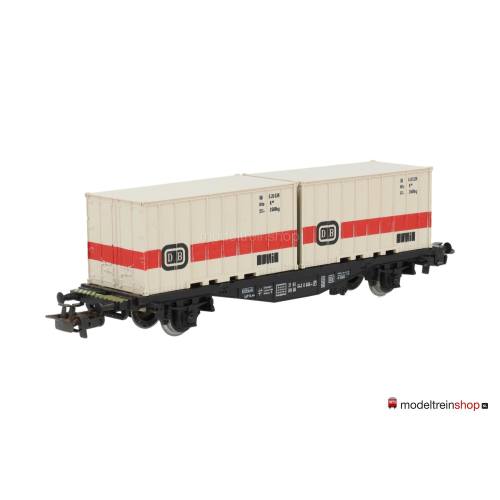 Marklin H0 4664 V2 Container wagen Typ Berlin / Lgjs 598 van de DB - Modeltreinshop