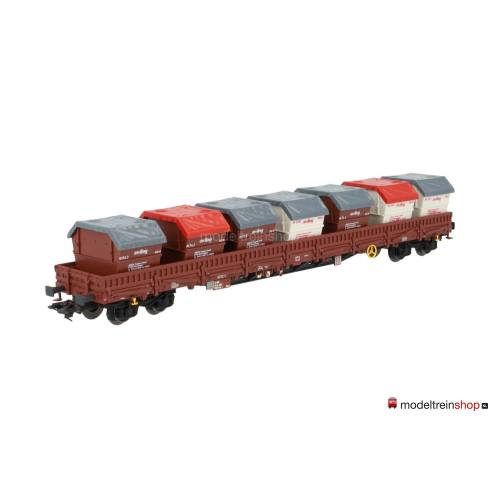 Marklin H0 47086 Rens lageboordwagen met opklapbare rongen en “Awilog” afstortbakken - Modeltreinshop