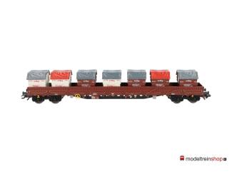 Marklin H0 47086 Rens lageboordwagen met opklapbare rongen en “Awilog” afstortbakken - Modeltreinshop