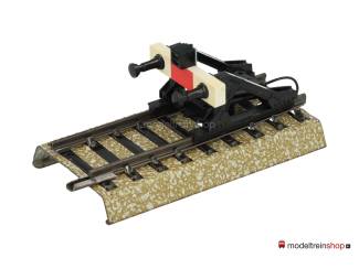Marklin M Rail H0 7191 V2 Stootblok met verlichte afsluitlantaarn - Modeltreinshop