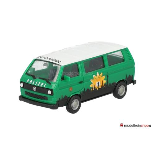 Herpa H0 042079 VW Volkswagen T3 Bus Bully Polizei Berlin Infomobil - Modeltreinshop