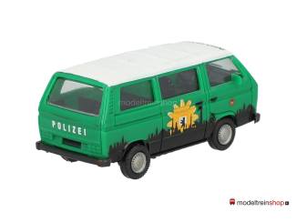 Herpa H0 042079 VW Volkswagen T3 Bus Bully Polizei Berlin Infomobil - Modeltreinshop