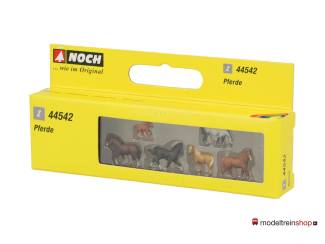 Noch Z 44542 Paarden full-color 3D geprint - Modeltreinshop